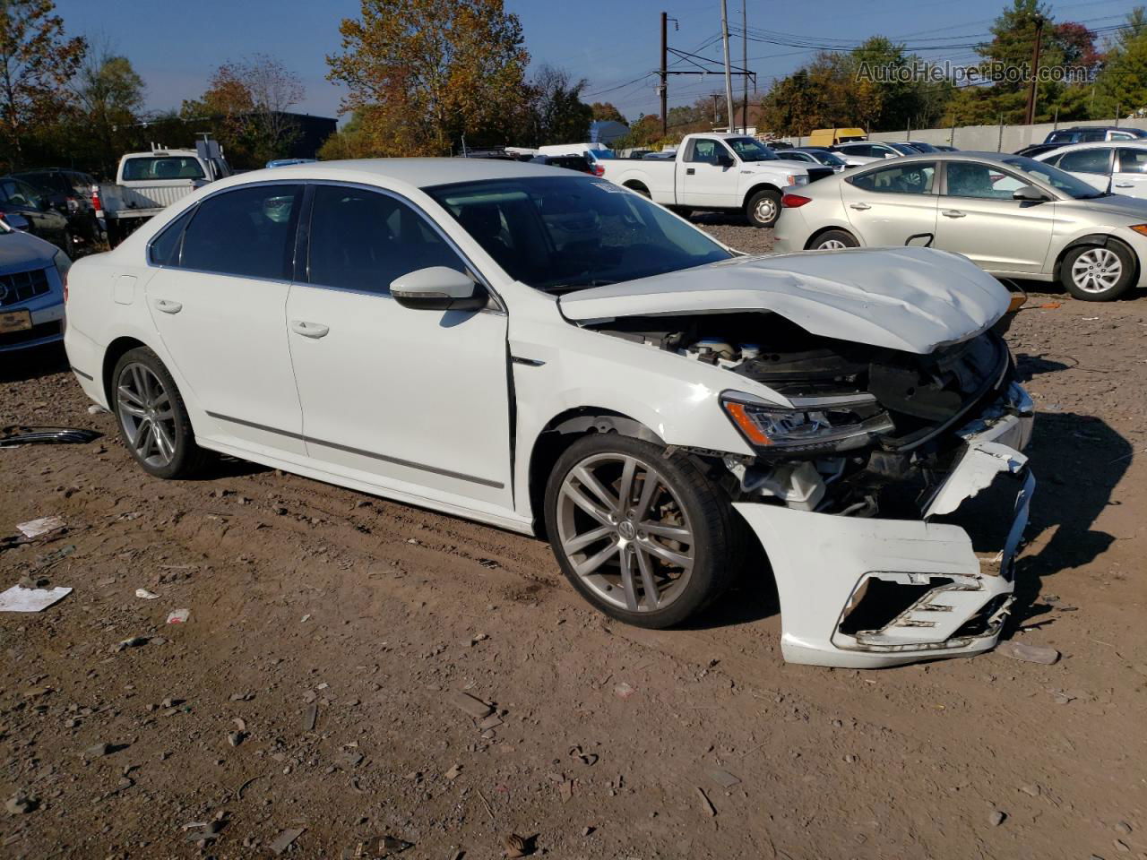 2016 Volkswagen Passat S White vin: 1VWAT7A39GC051449