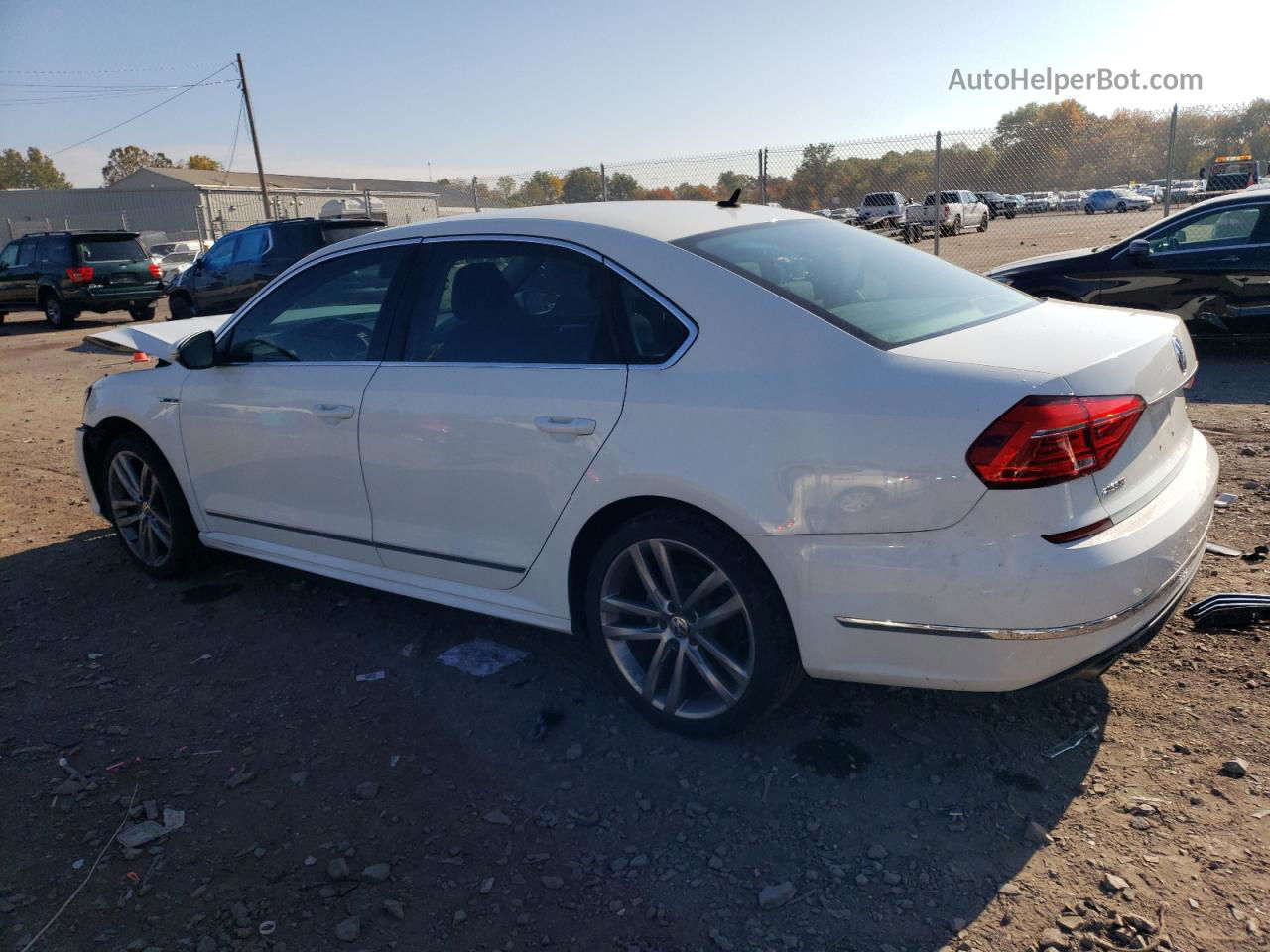 2016 Volkswagen Passat S White vin: 1VWAT7A39GC051449