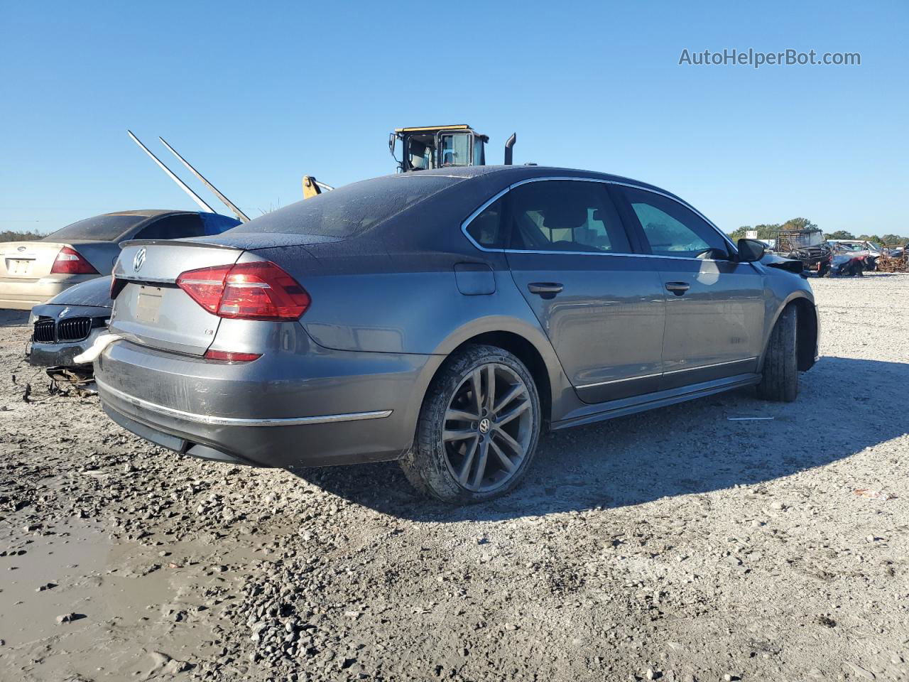 2016 Volkswagen Passat S Gray vin: 1VWAT7A39GC057221