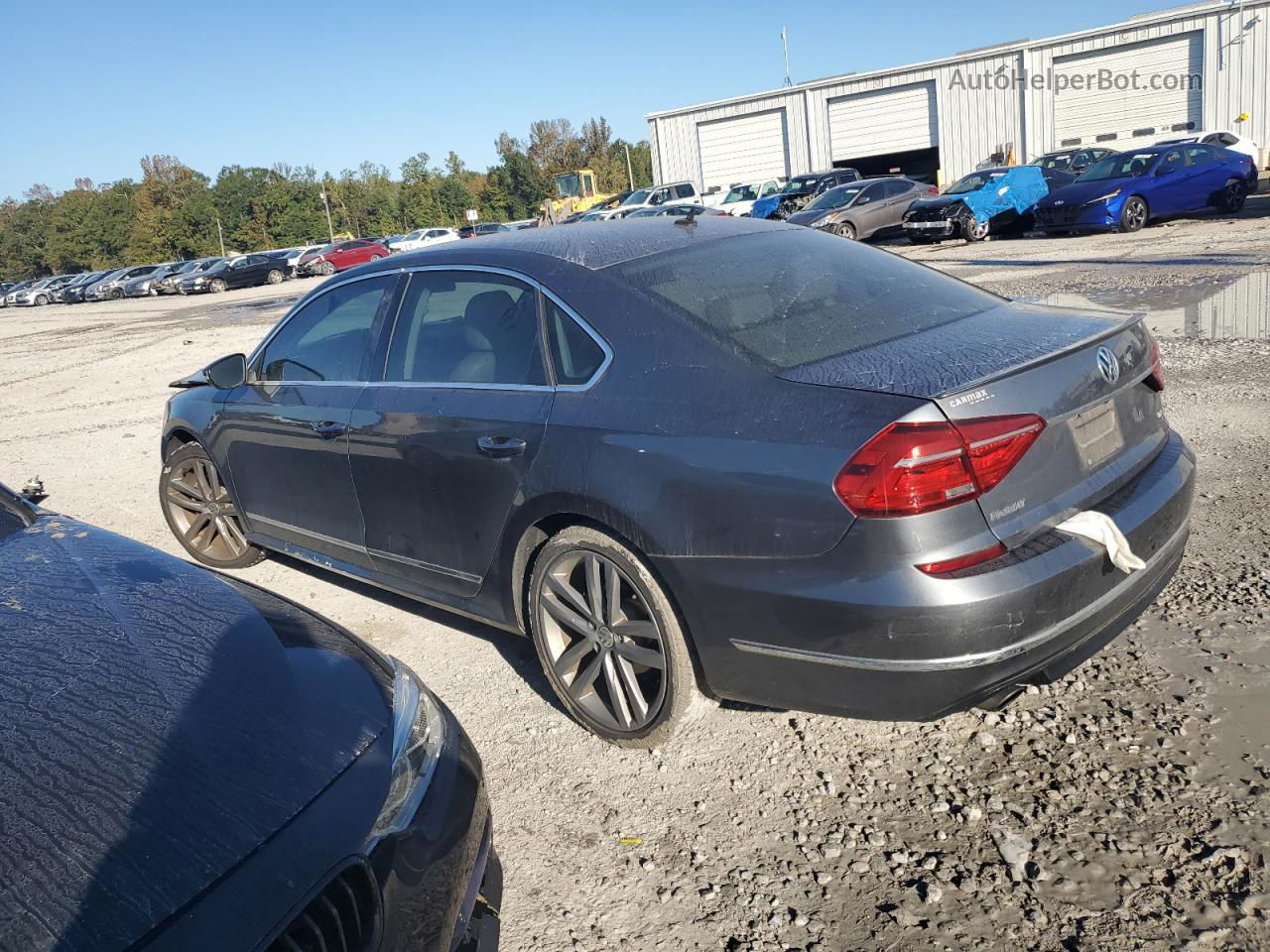 2016 Volkswagen Passat S Серый vin: 1VWAT7A39GC057221