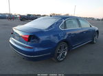 2016 Volkswagen Passat 1.8t R-line Blue vin: 1VWAT7A39GC064945