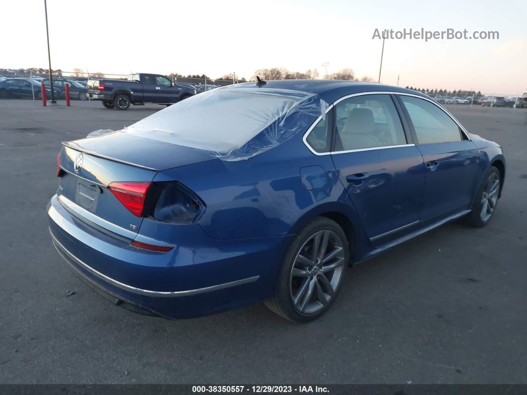 2016 Volkswagen Passat 1.8t R-line Blue vin: 1VWAT7A39GC064945