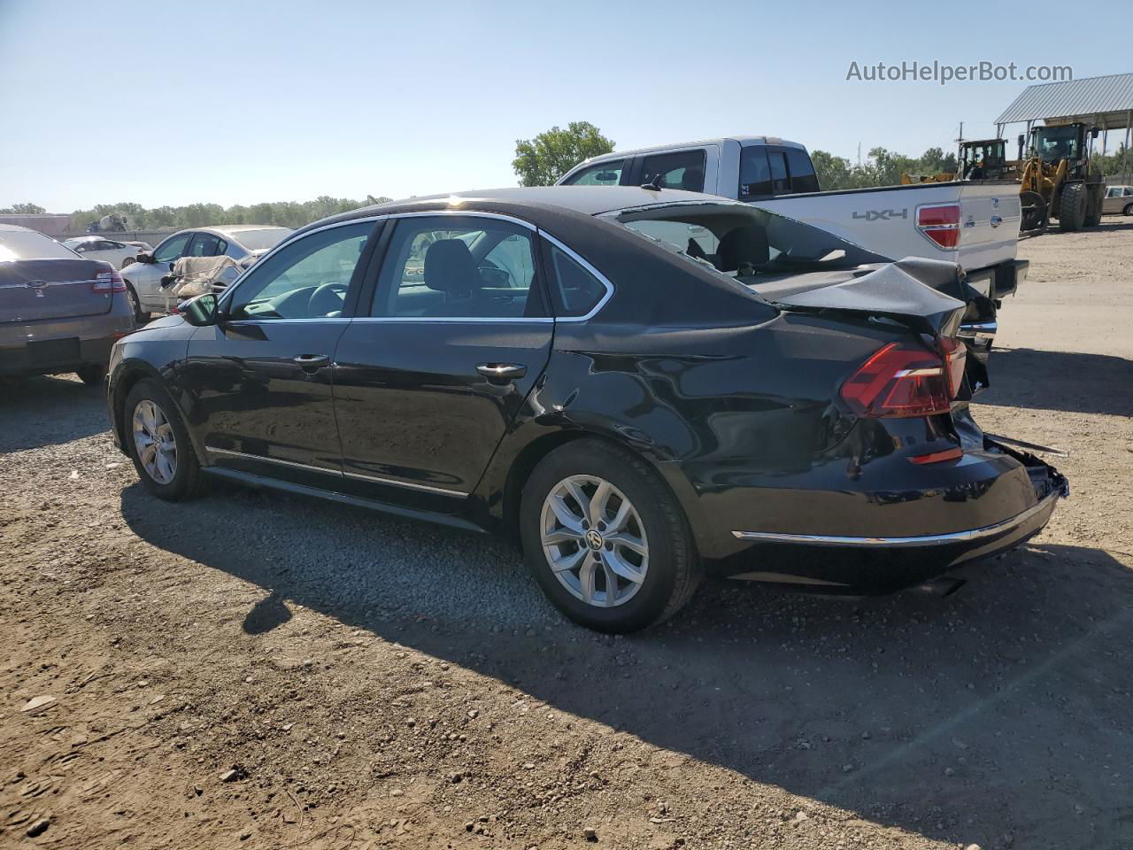 2017 Volkswagen Passat S Black vin: 1VWAT7A39HC065546