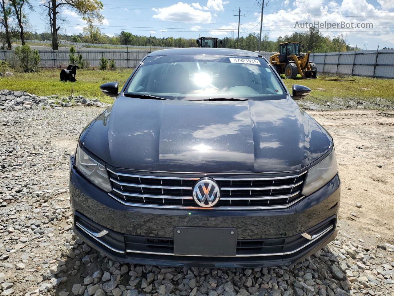 2017 Volkswagen Passat S Black vin: 1VWAT7A39HC074943