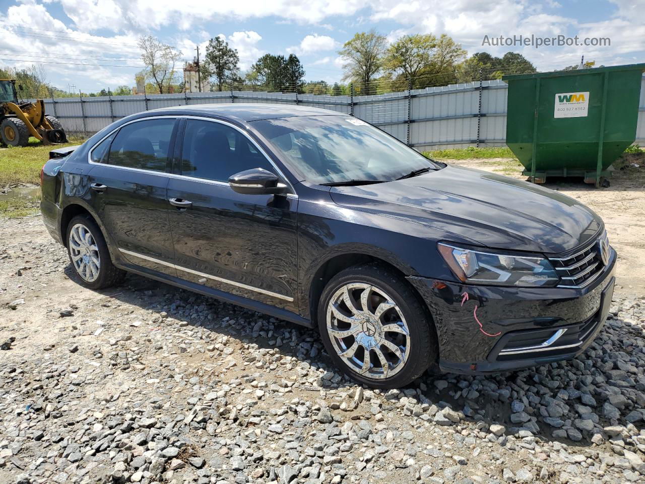 2017 Volkswagen Passat S Black vin: 1VWAT7A39HC074943