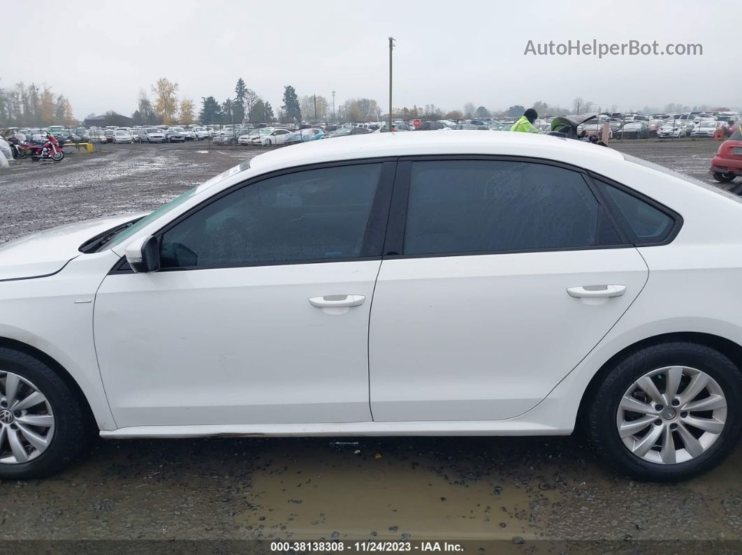 2014 Volkswagen Passat 1.8t Wolfsburg Edition White vin: 1VWAT7A3XEC080469