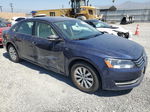 2014 Volkswagen Passat S Blue vin: 1VWAT7A3XEC113115