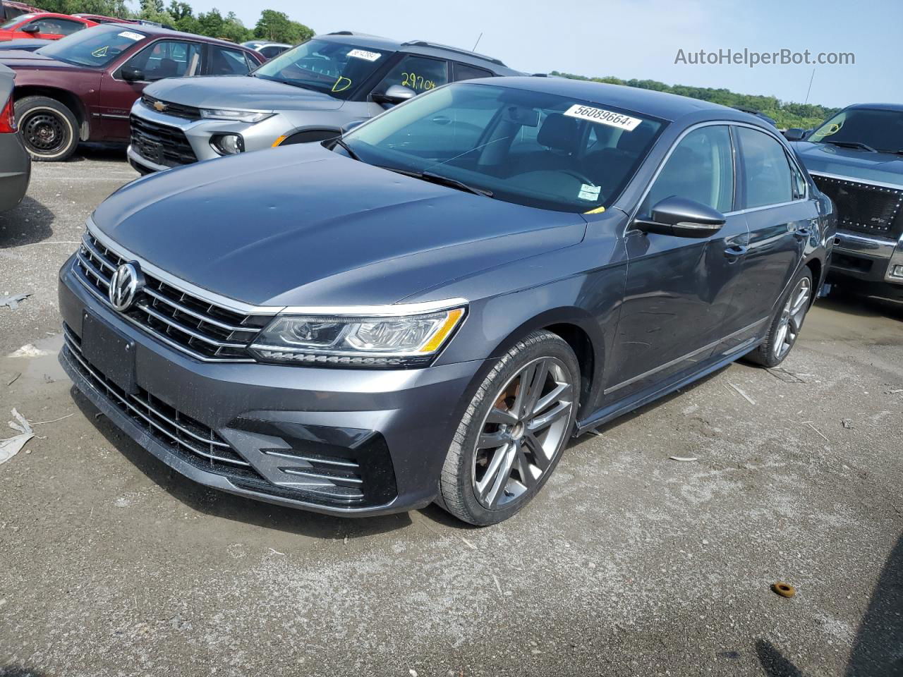 2016 Volkswagen Passat S Gray vin: 1VWAT7A3XGC034210