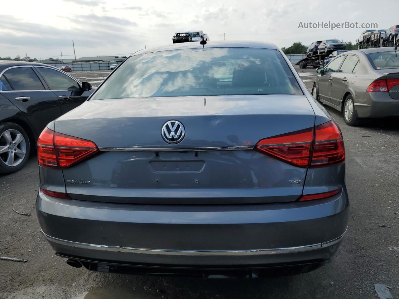 2016 Volkswagen Passat S Gray vin: 1VWAT7A3XGC034210