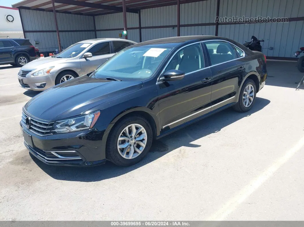 2016 Volkswagen Passat 1.8t S Черный vin: 1VWAT7A3XGC044347