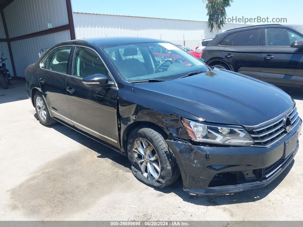 2016 Volkswagen Passat 1.8t S Black vin: 1VWAT7A3XGC044347