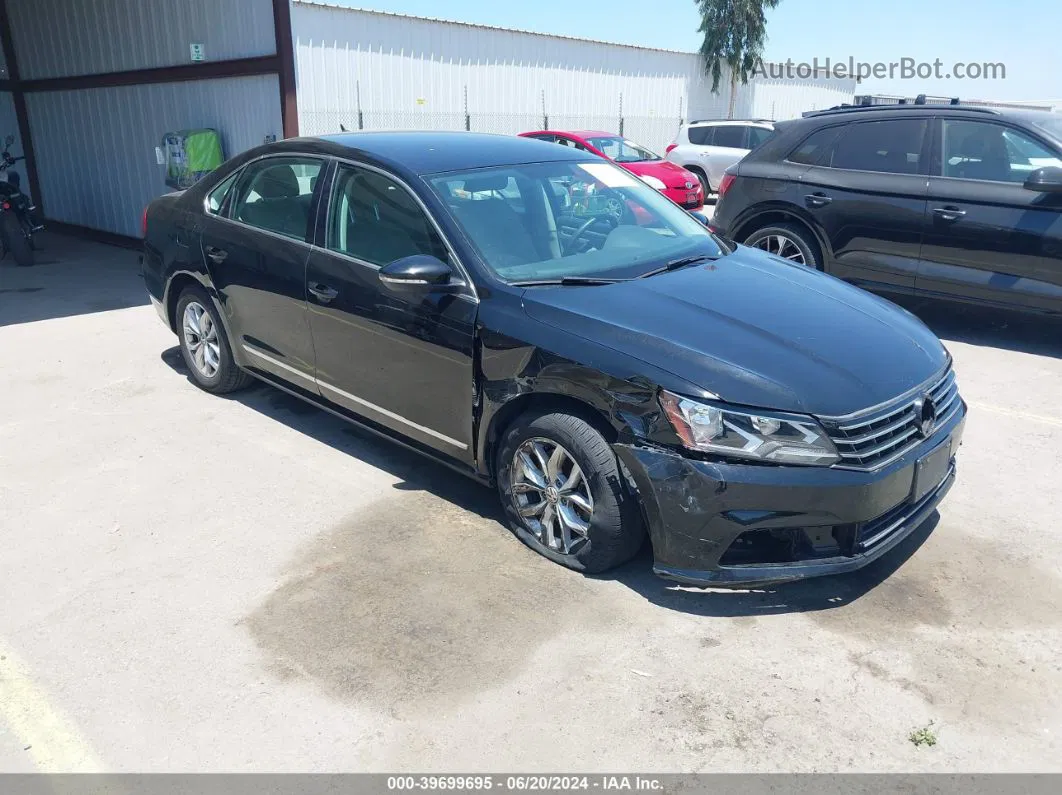 2016 Volkswagen Passat 1.8t S Черный vin: 1VWAT7A3XGC044347