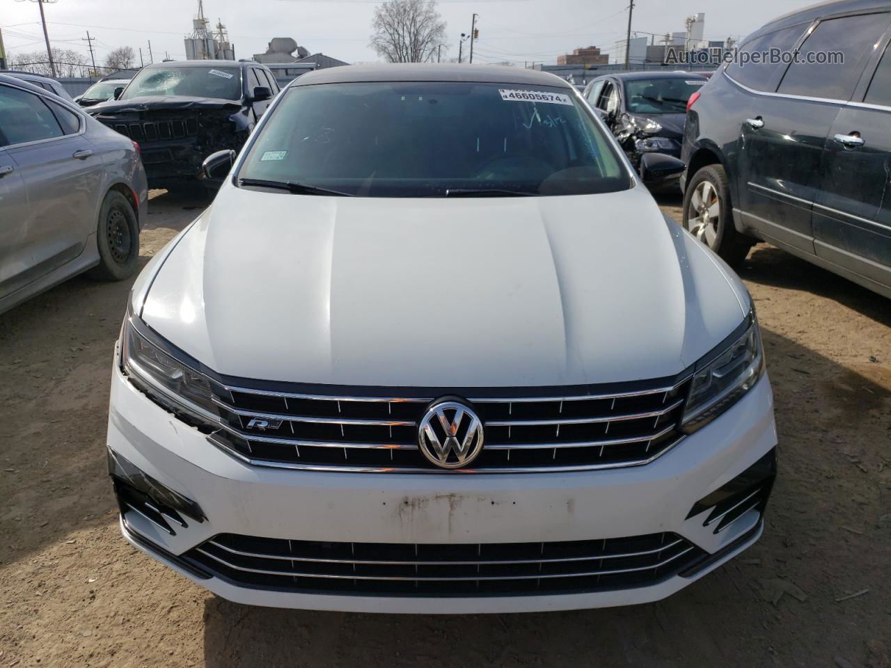 2016 Volkswagen Passat S White vin: 1VWAT7A3XGC045238