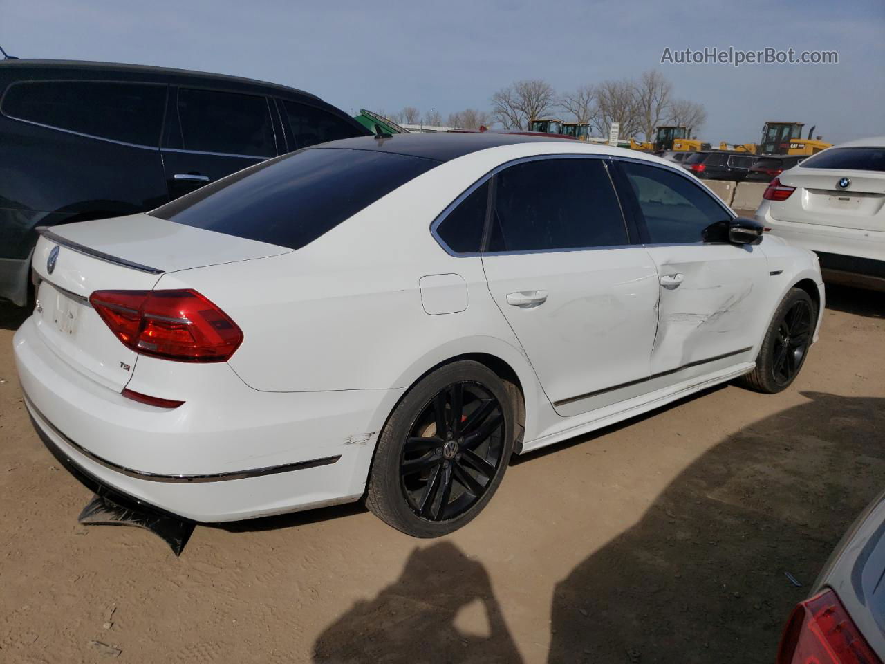 2016 Volkswagen Passat S White vin: 1VWAT7A3XGC045238