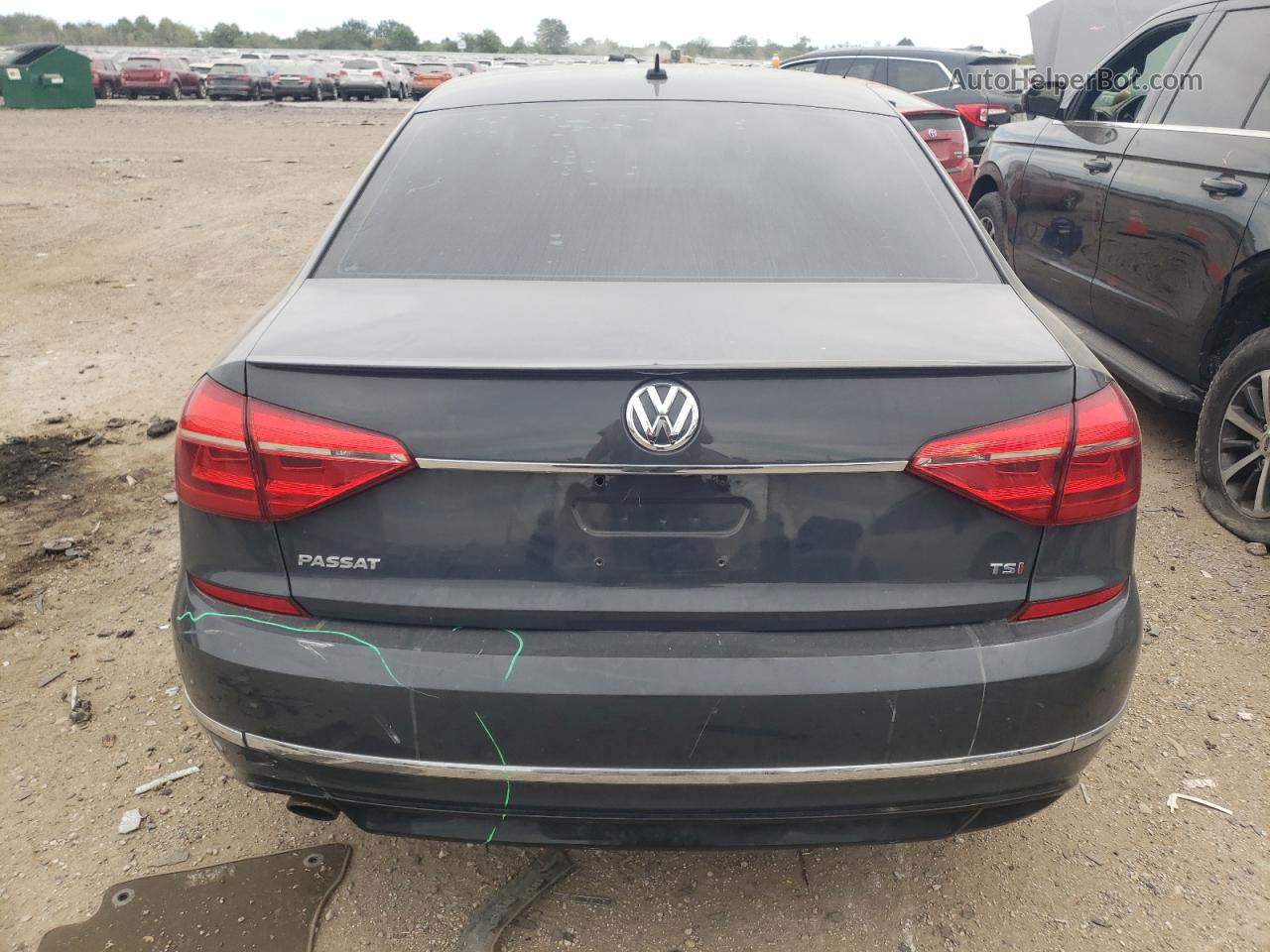 2016 Volkswagen Passat S Серый vin: 1VWAT7A3XGC048964