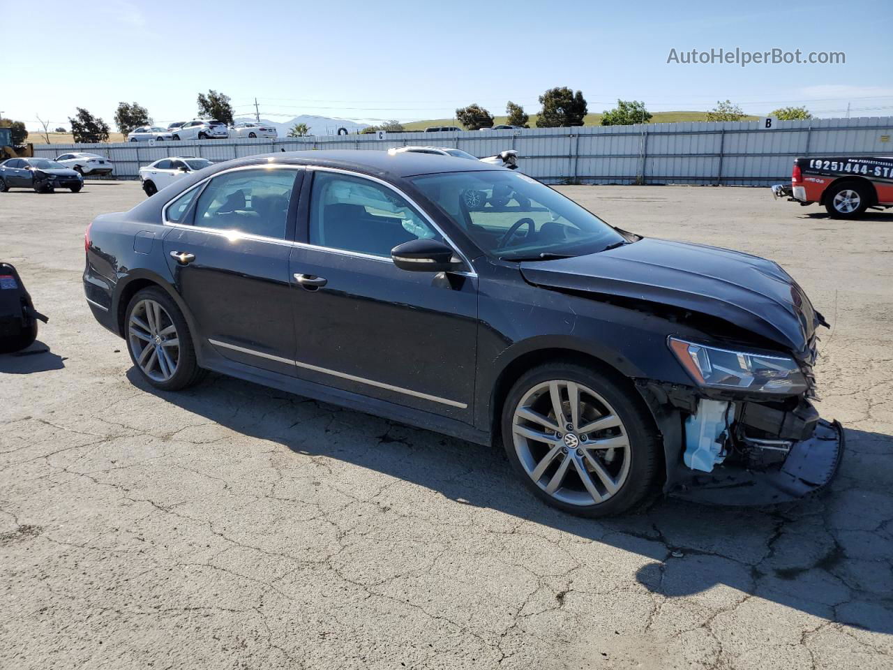 2016 Volkswagen Passat S Black vin: 1VWAT7A3XGC051802