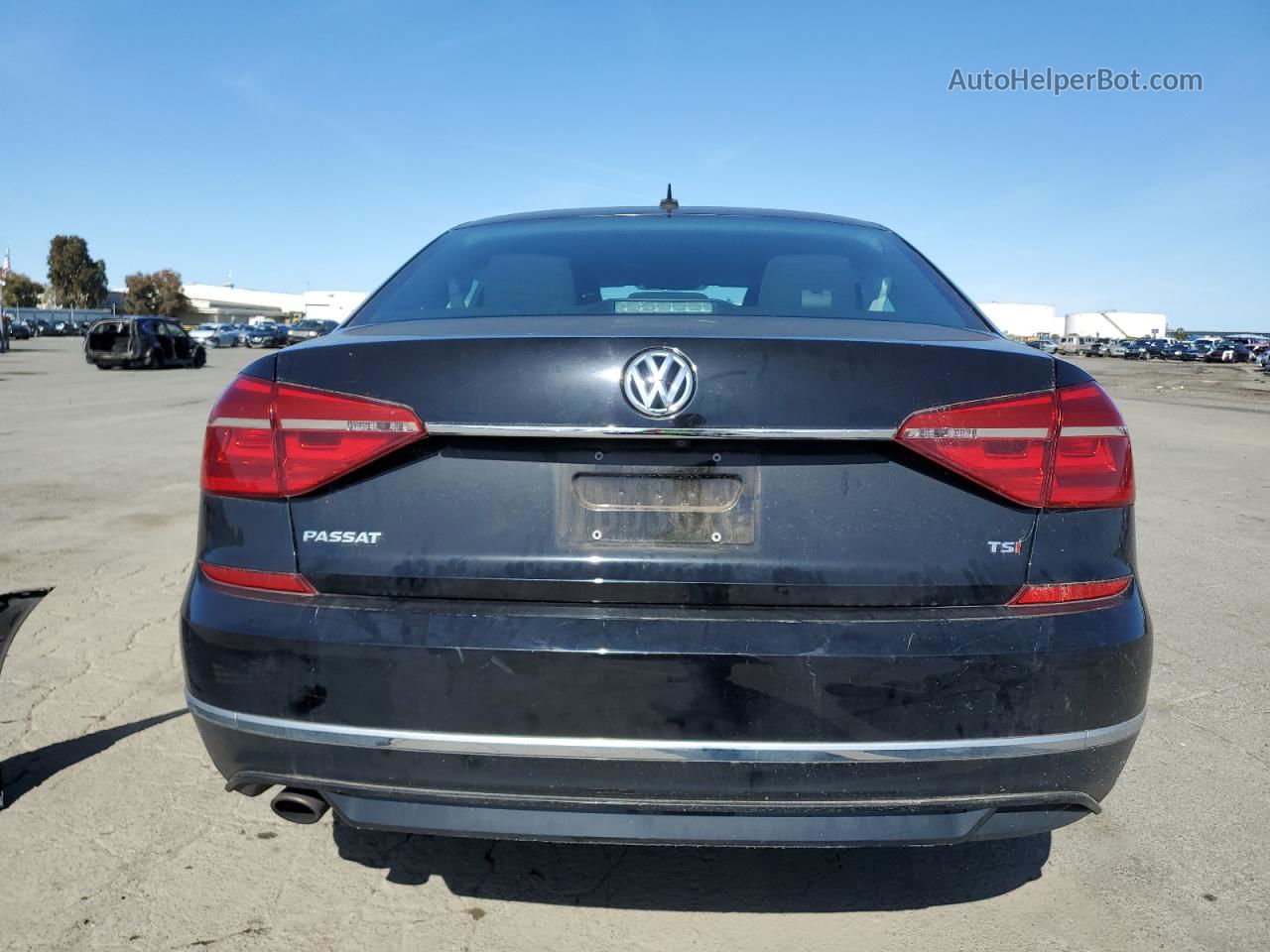 2016 Volkswagen Passat S Black vin: 1VWAT7A3XGC051802