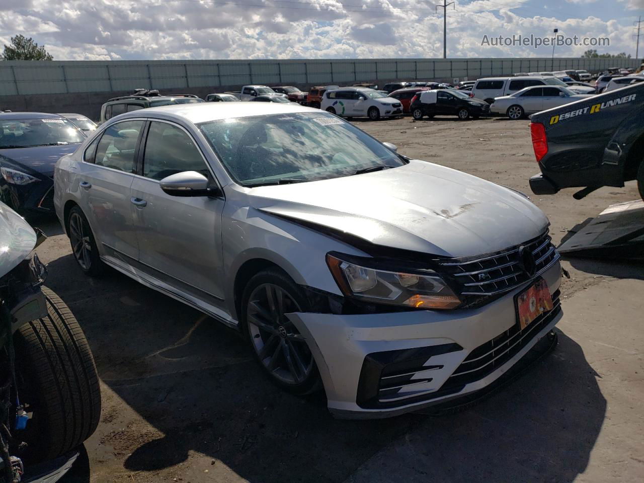 2016 Volkswagen Passat S Silver vin: 1VWAT7A3XGC052223