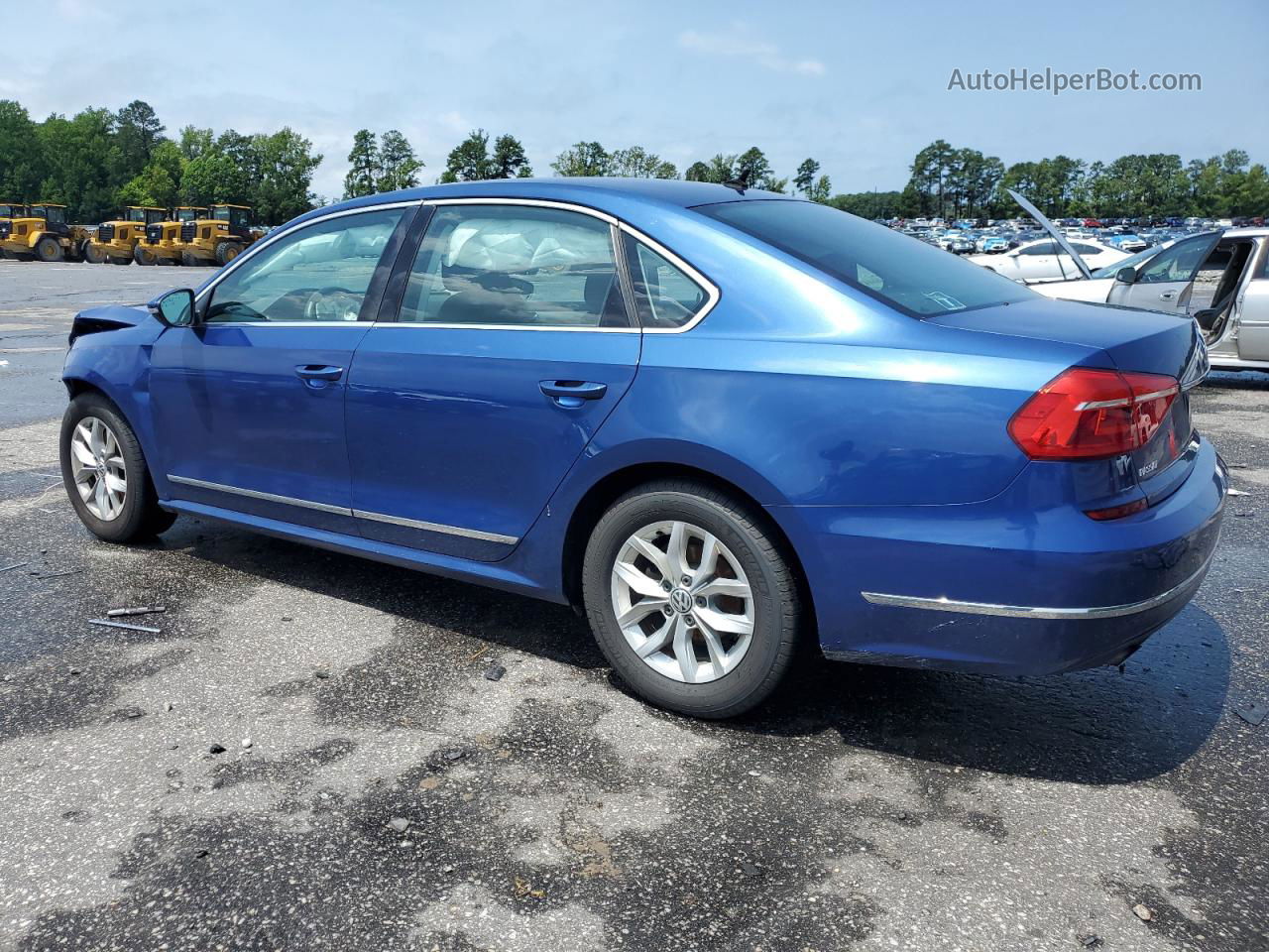 2016 Volkswagen Passat S Blue vin: 1VWAT7A3XGC056417