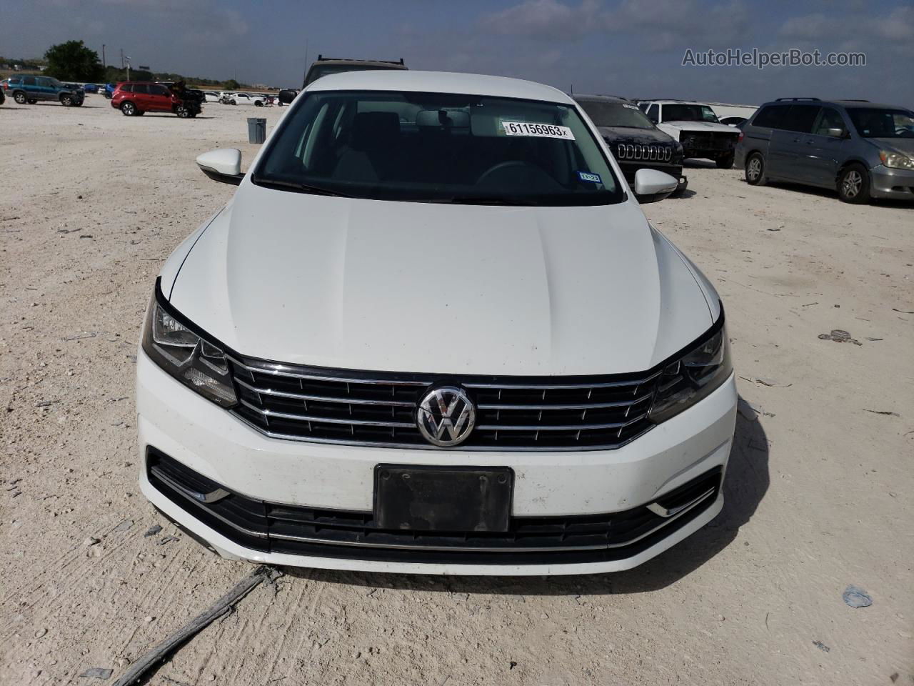 2017 Volkswagen Passat S White vin: 1VWAT7A3XHC019806