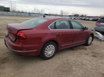 2017 Volkswagen Passat S Red vin: 1VWAT7A3XHC035827