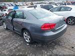 2012 Volkswagen Passat 2.5l Se Gray vin: 1VWBH7A30CC035477