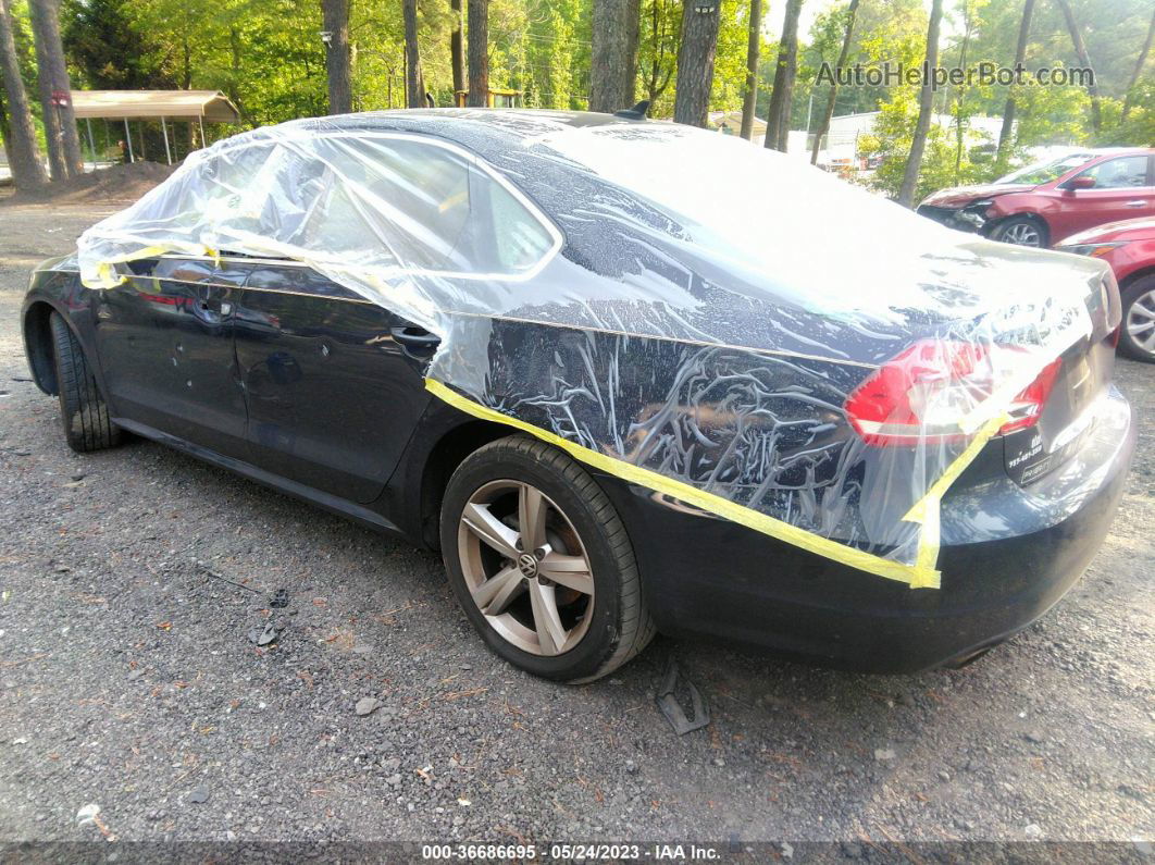 2012 Volkswagen Passat Se W/sunroof & Nav Синий vin: 1VWBH7A30CC065918