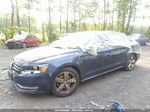 2012 Volkswagen Passat Se W/sunroof & Nav Blue vin: 1VWBH7A30CC065918