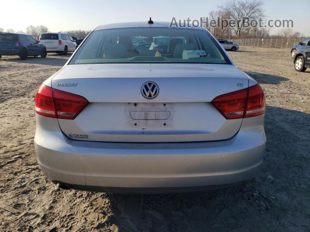 2012 Volkswagen Passat Se Silver vin: 1VWBH7A30CC086610