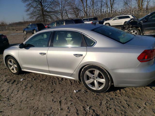 2012 Volkswagen Passat Se Silver vin: 1VWBH7A30CC086610