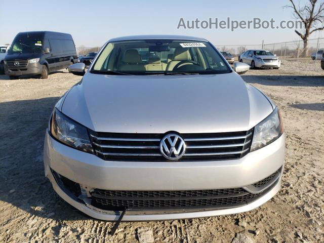 2012 Volkswagen Passat Se Silver vin: 1VWBH7A30CC086610