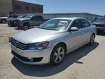 2013 Volkswagen Passat Se Silver vin: 1VWBH7A30DC008491