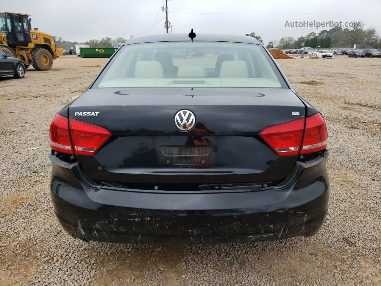 2013 Volkswagen Passat Se Черный vin: 1VWBH7A30DC044584