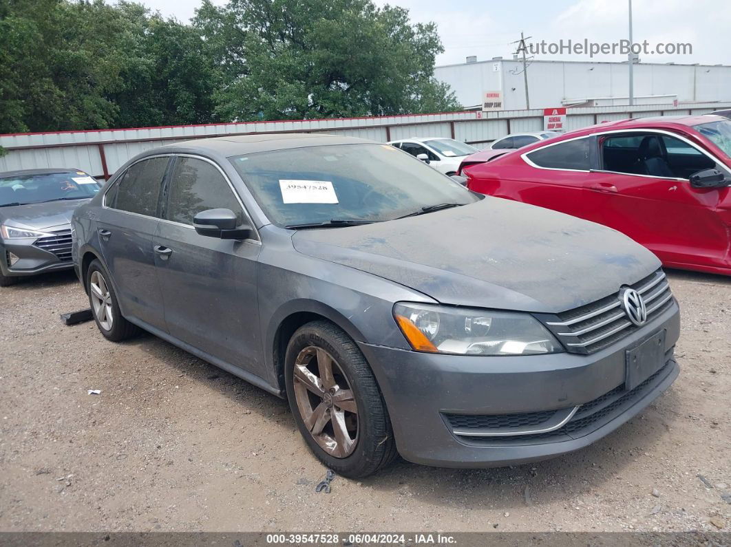 2013 Volkswagen Passat 2.5l Se Серый vin: 1VWBH7A30DC053107