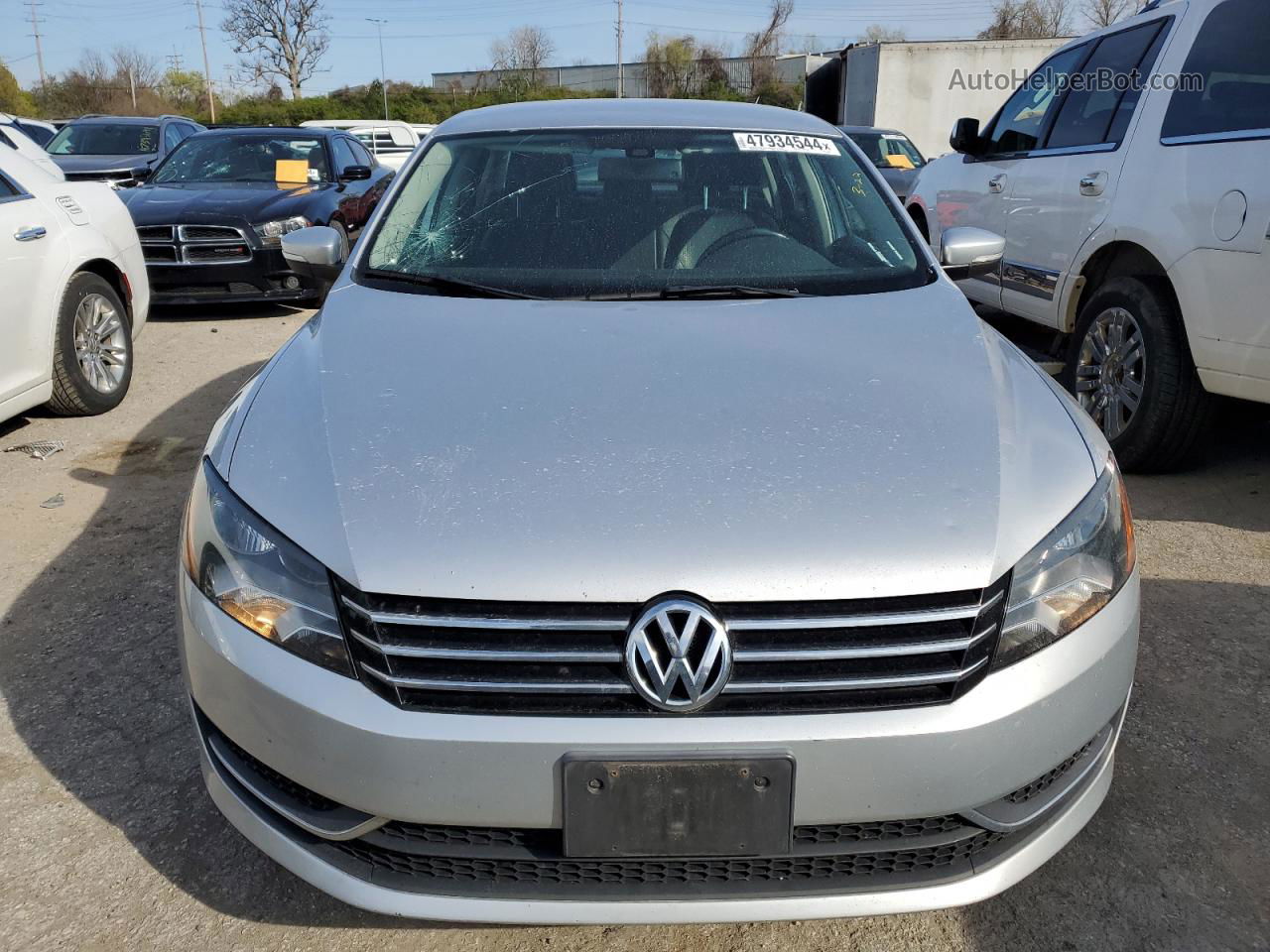 2013 Volkswagen Passat Se Gray vin: 1VWBH7A30DC131501