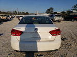 2013 Volkswagen Passat Se White vin: 1VWBH7A30DC138285