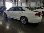 2012 Volkswagen Passat Se White vin: 1VWBH7A31CC060453