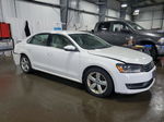 2012 Volkswagen Passat Se White vin: 1VWBH7A31CC060453