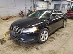 2012 Volkswagen Passat Se Black vin: 1VWBH7A31CC093873