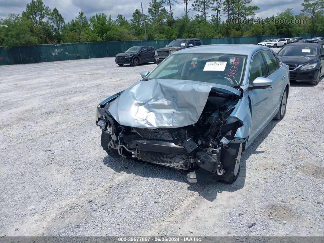 2012 Volkswagen Passat 2.5l Se Blue vin: 1VWBH7A31CC101325