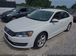 2012 Volkswagen Passat 2.5l Se White vin: 1VWBH7A31CC101924