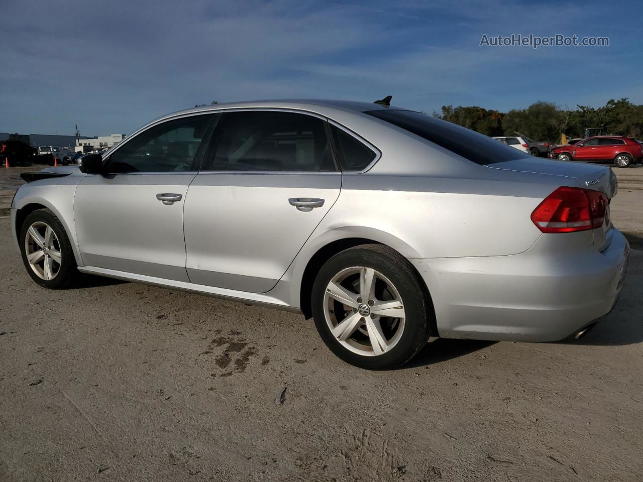 2013 Volkswagen Passat Se Silver vin: 1VWBH7A31DC032928