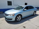 2013 Volkswagen Passat Se Turquoise vin: 1VWBH7A31DC116098