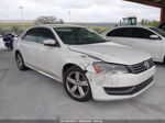 2013 Volkswagen Passat 2.5l Se White vin: 1VWBH7A32DC106812