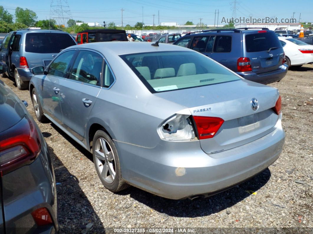 2013 Volkswagen Passat 2.5l Se Silver vin: 1VWBH7A33DC011773