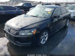 2013 Volkswagen Passat 2.5l Se Black vin: 1VWBH7A33DC012647