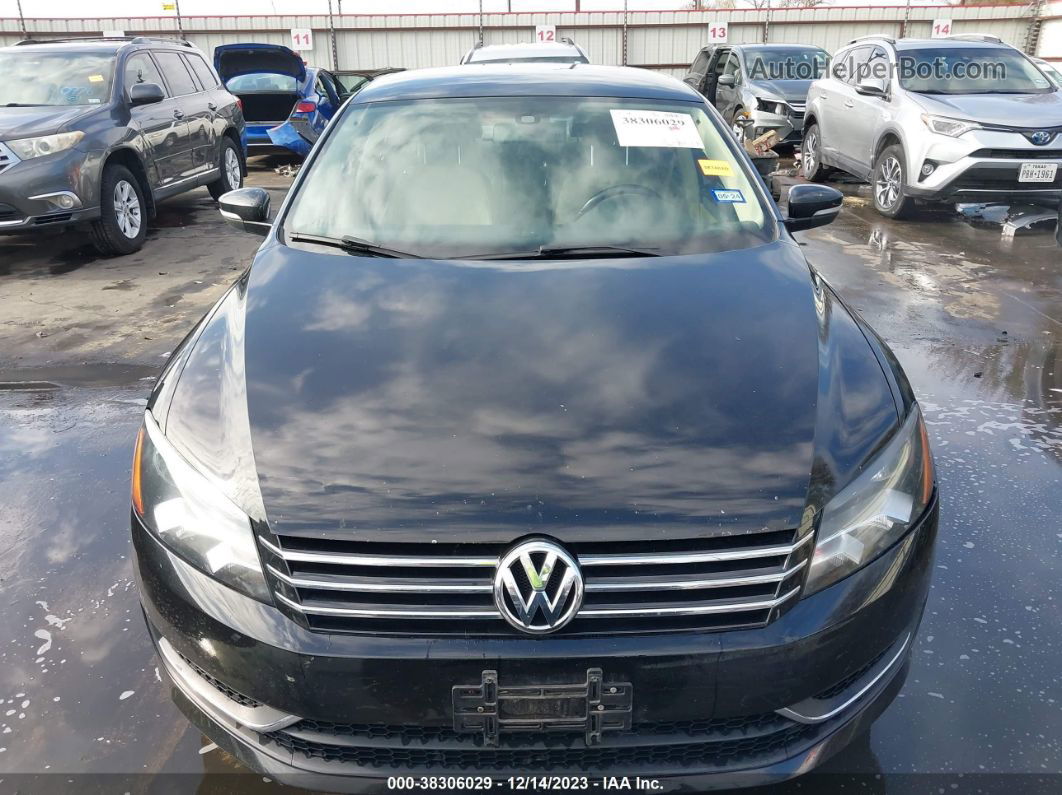 2013 Volkswagen Passat 2.5l Se Black vin: 1VWBH7A33DC012647