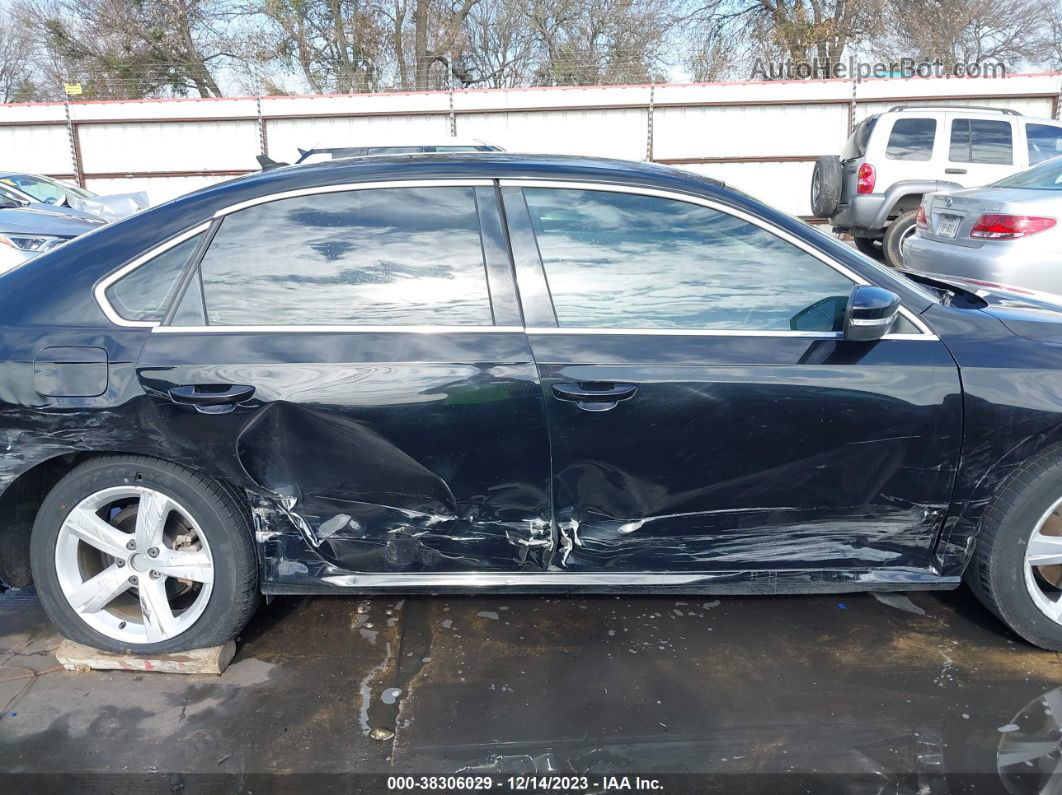 2013 Volkswagen Passat 2.5l Se Black vin: 1VWBH7A33DC012647