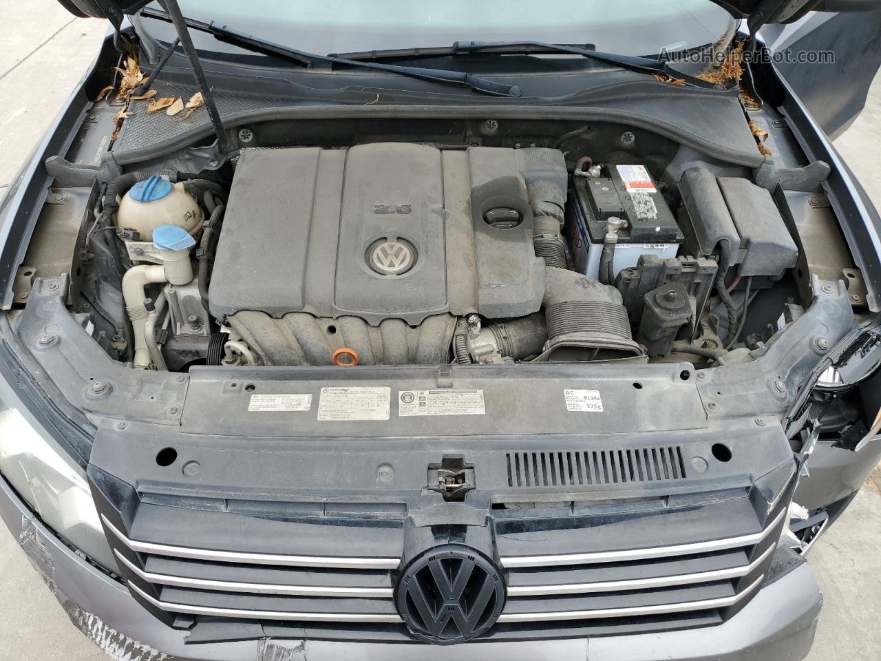 2013 Volkswagen Passat Se Серый vin: 1VWBH7A33DC108150