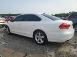 2012 Volkswagen Passat Se White vin: 1VWBH7A34CC036311